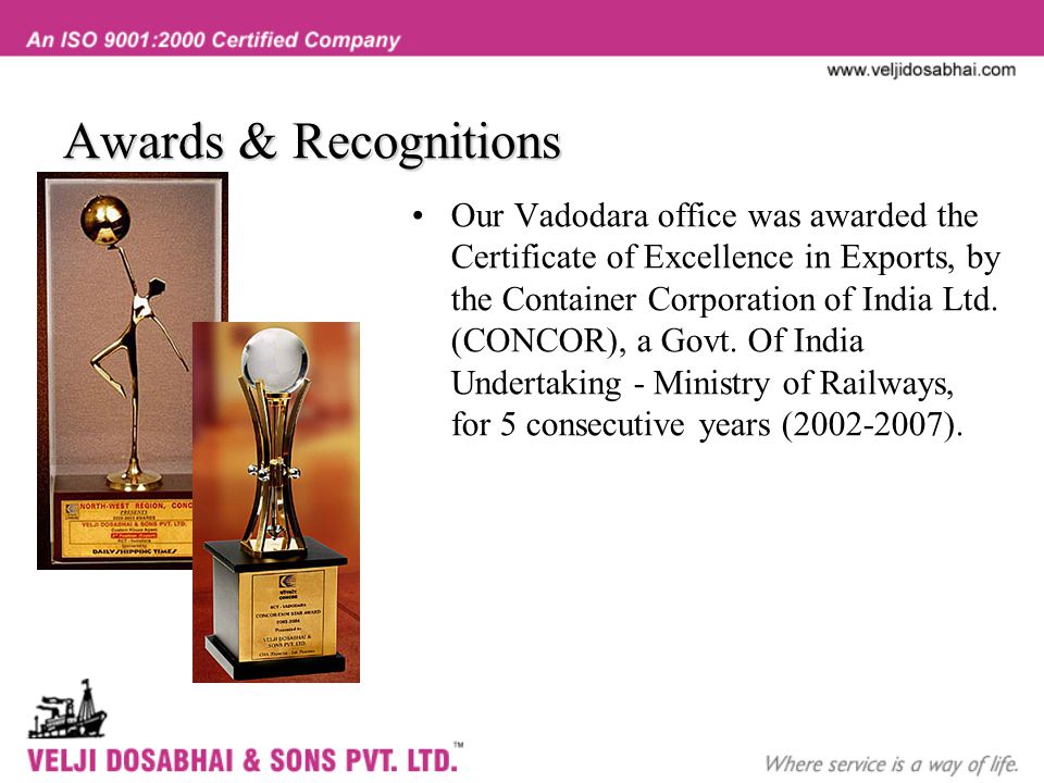 Awards & Recognitions