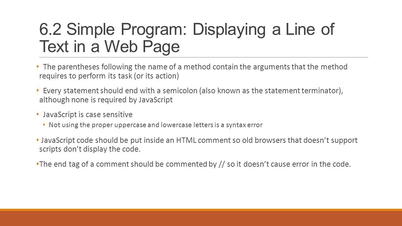 6.2 Simple Program: Displaying a Line of Text in a Web Page