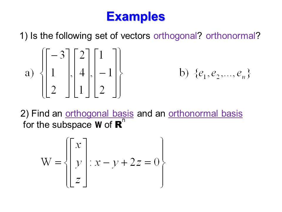 5.1 Orthogonality. - ppt video online download