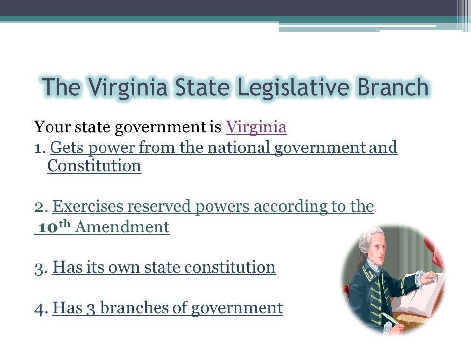 The Virginia State Legislative Branch