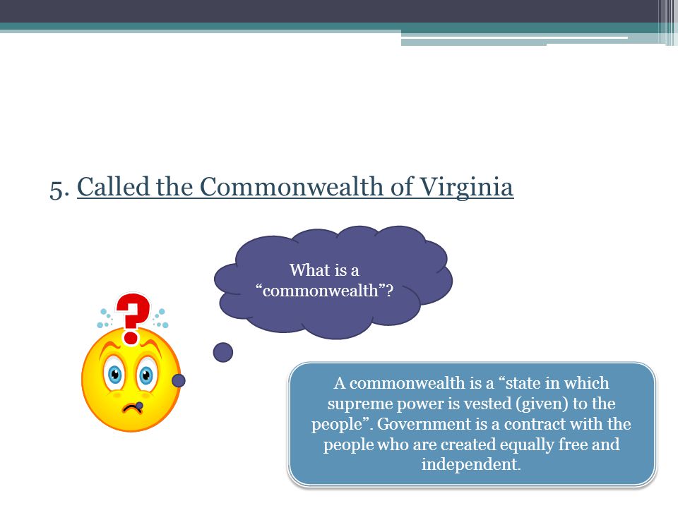 What is a commonwealth