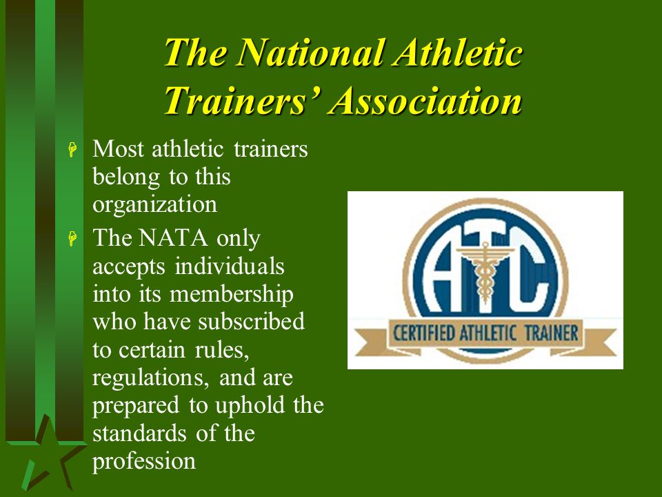 The National Athletic Trainers’ Association