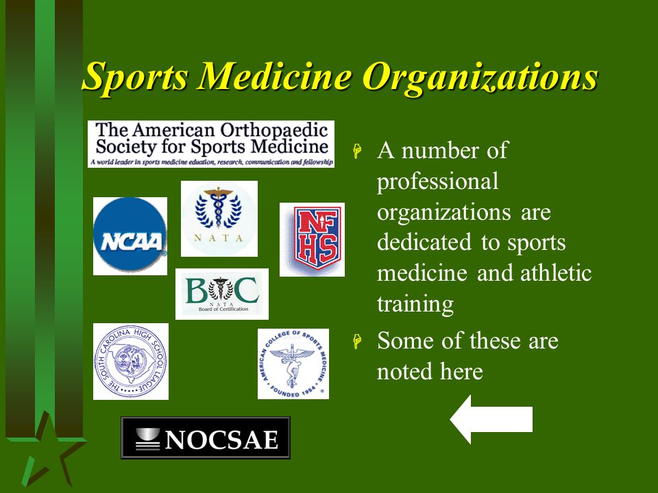 Sports Medicine Organizations