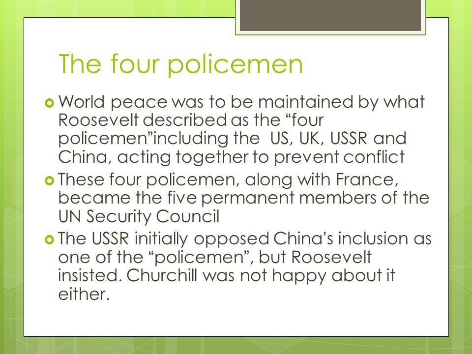 The four policemen