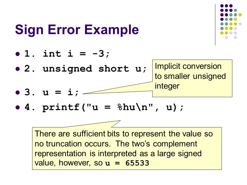 Secure Coding in C and C++ Integer Security - ppt download