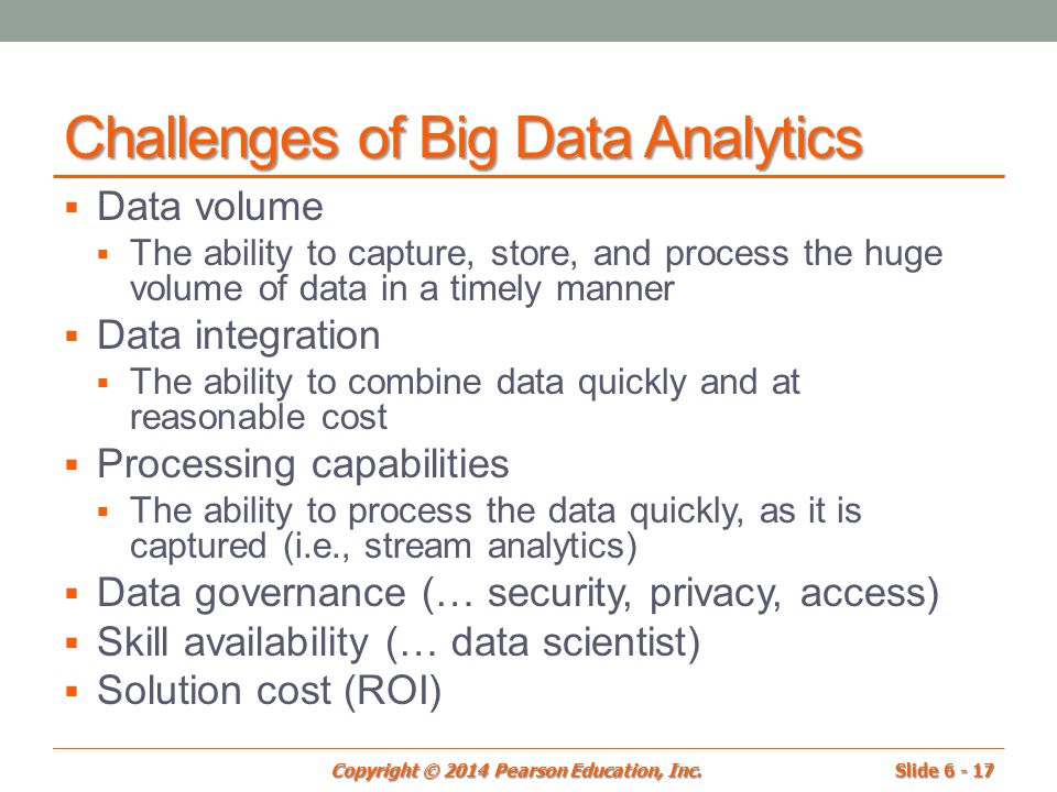 Chapter 6: Big Data and Analytics - ppt video online download