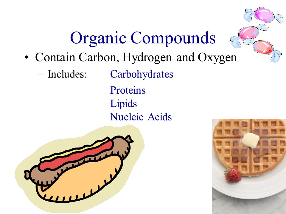 Organic Compounds Contain Carbon, Hydrogen and Oxygen