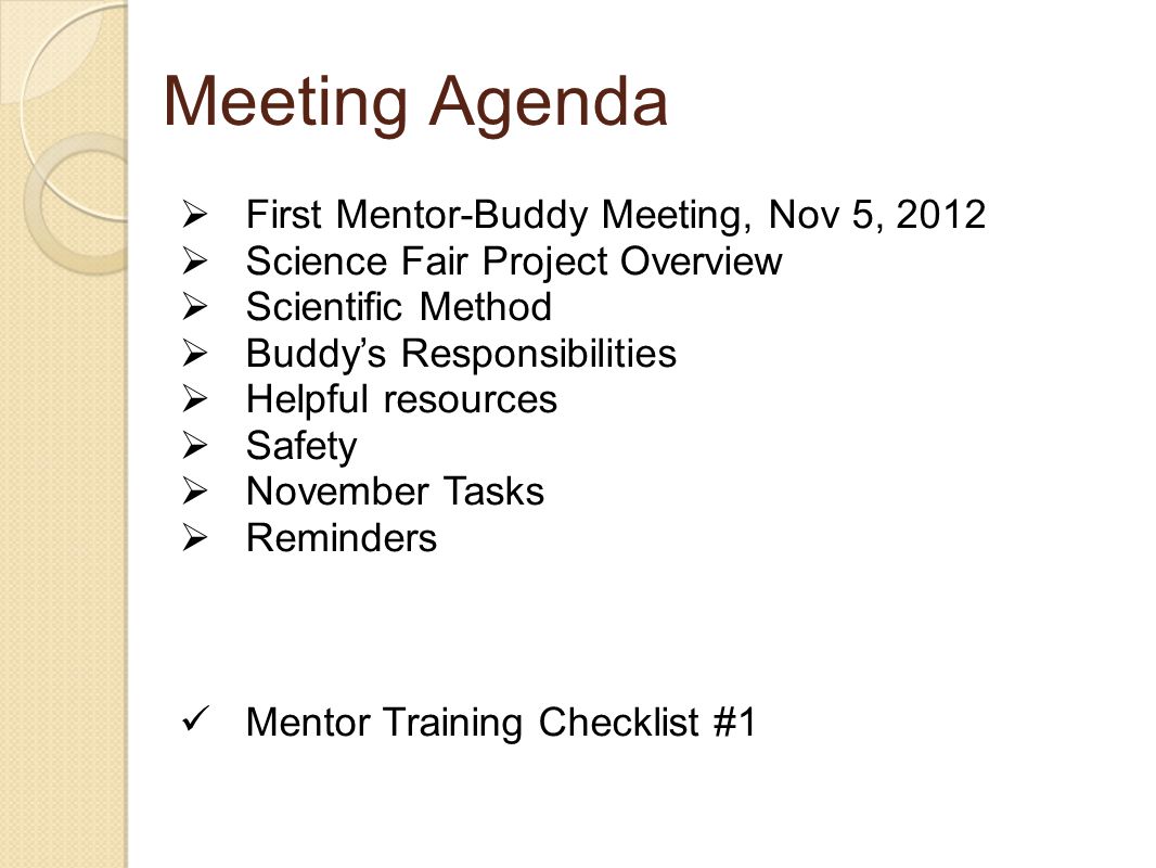 Mentor Training Meeting #1 Nov 1, ppt video online download