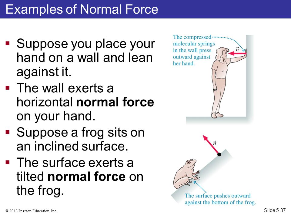 Examples of Normal Force