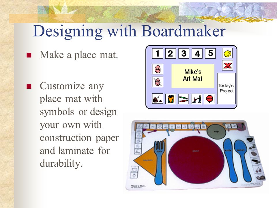Designing with Boardmaker