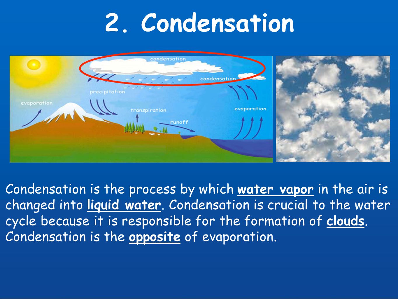 2. Condensation