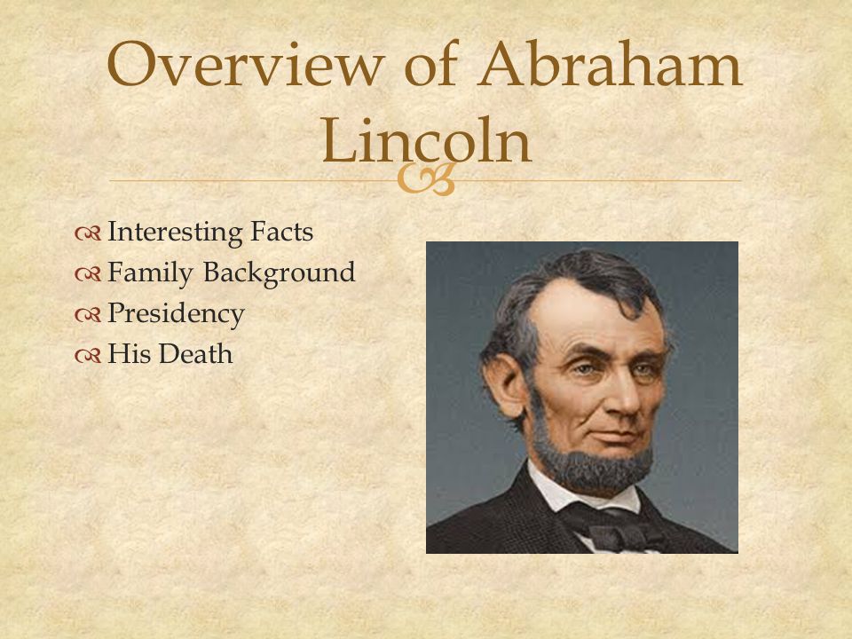 In the Life of Abraham Lincoln - ppt download