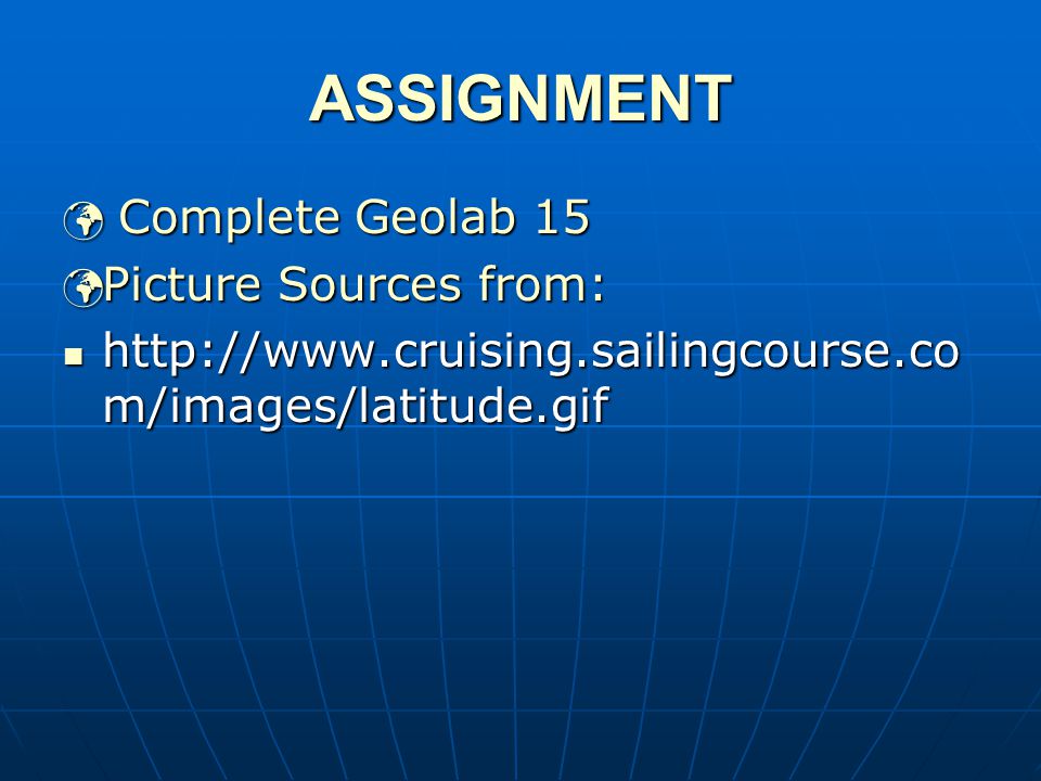 ASSIGNMENT Complete Geolab 15 Picture Sources from: