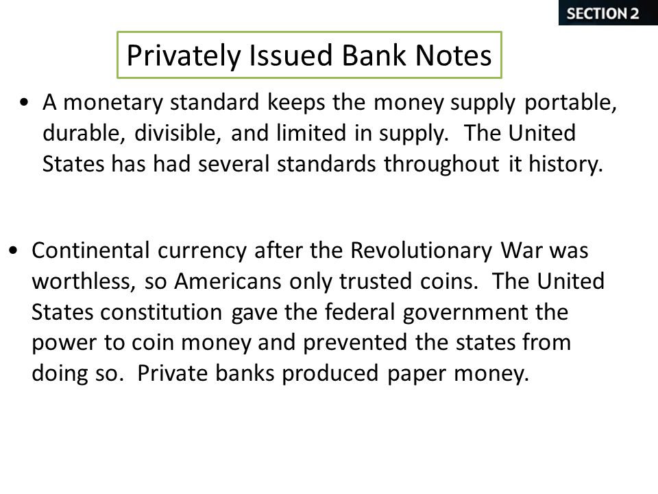 Privately Issued Bank Notes