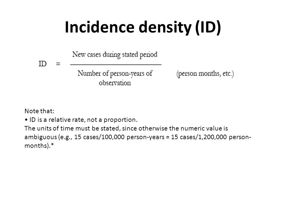 Incidence and Prevalence - ppt video online download