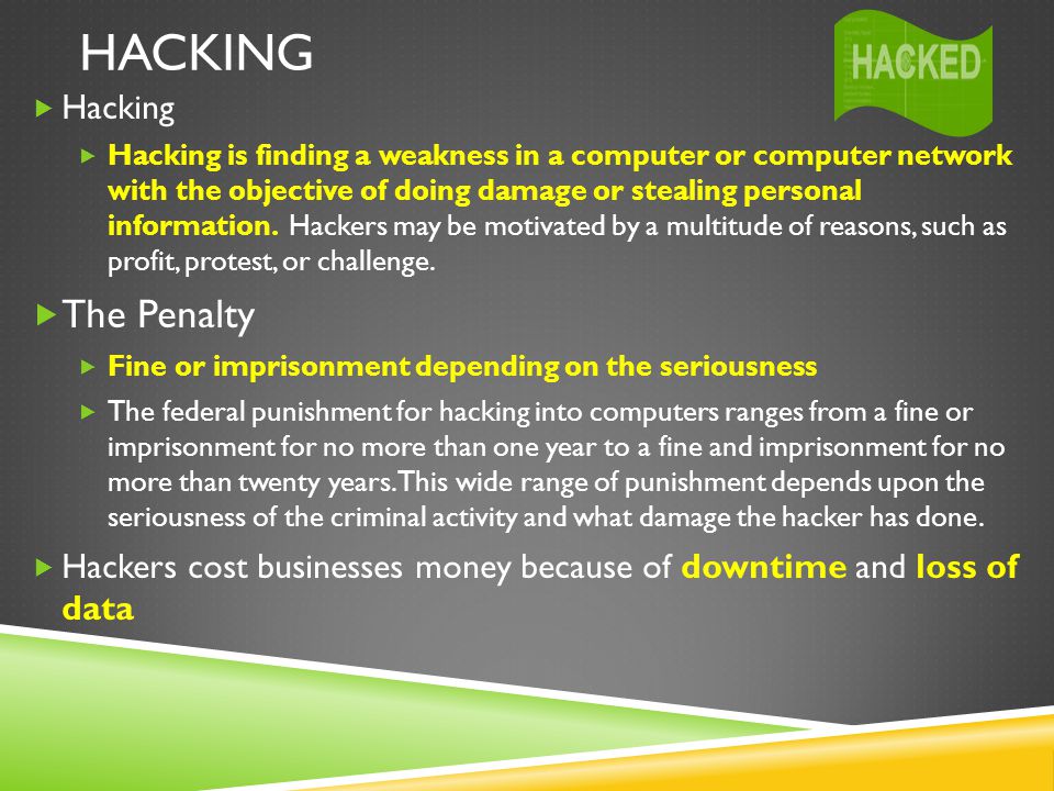 Hacking The Penalty Hacking