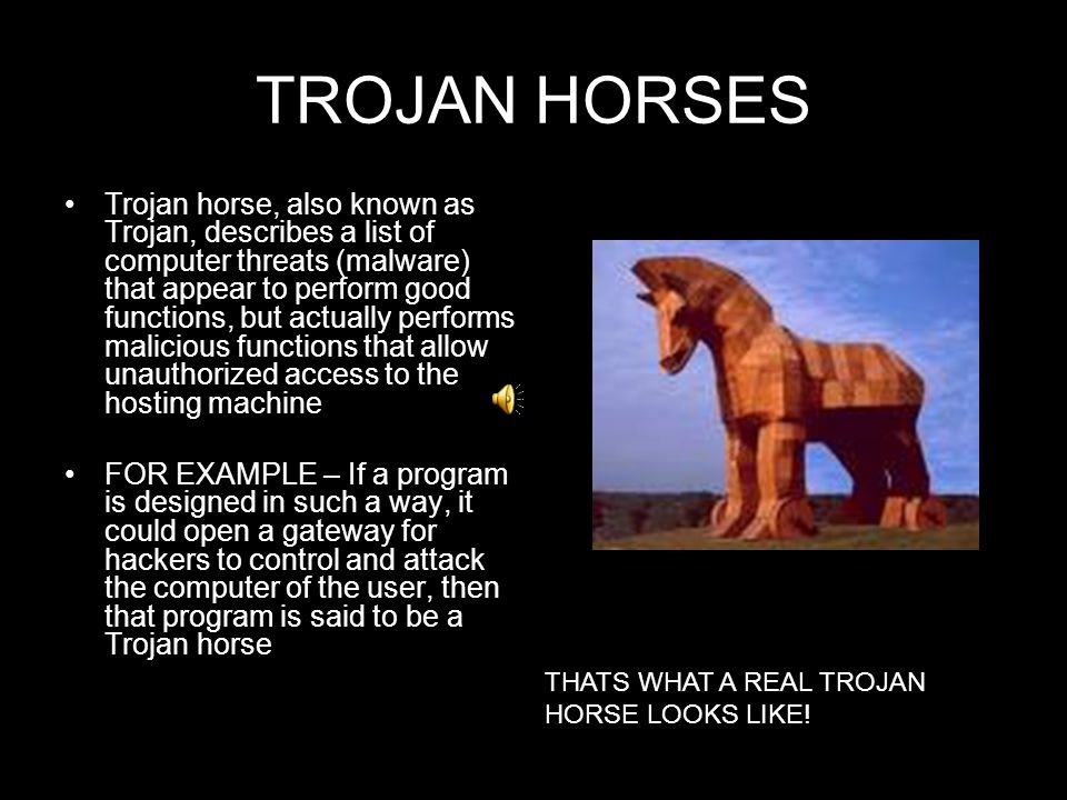 trojan horse vs virus