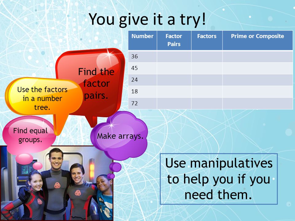 You give it a try! Use manipulatives to help you if you need them.
