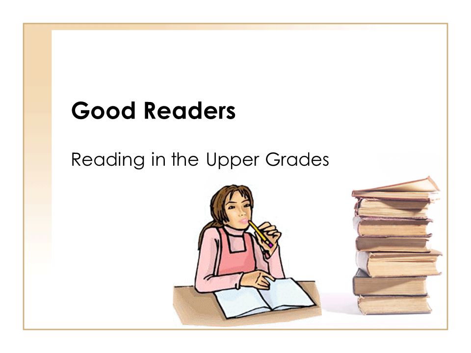 Reading in the Upper Grades