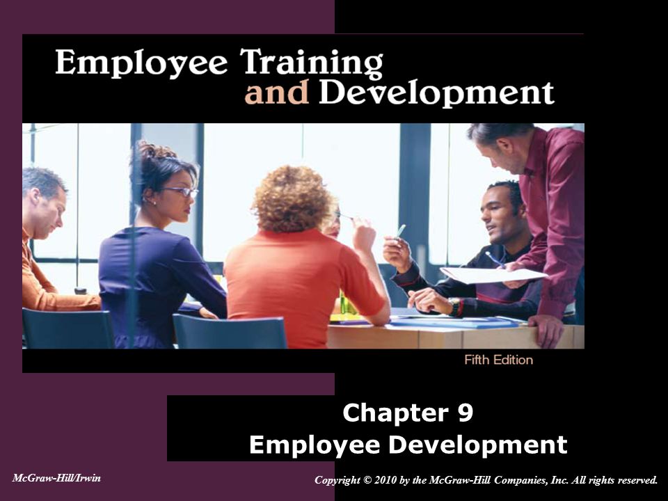Chapter 9 Employee Development