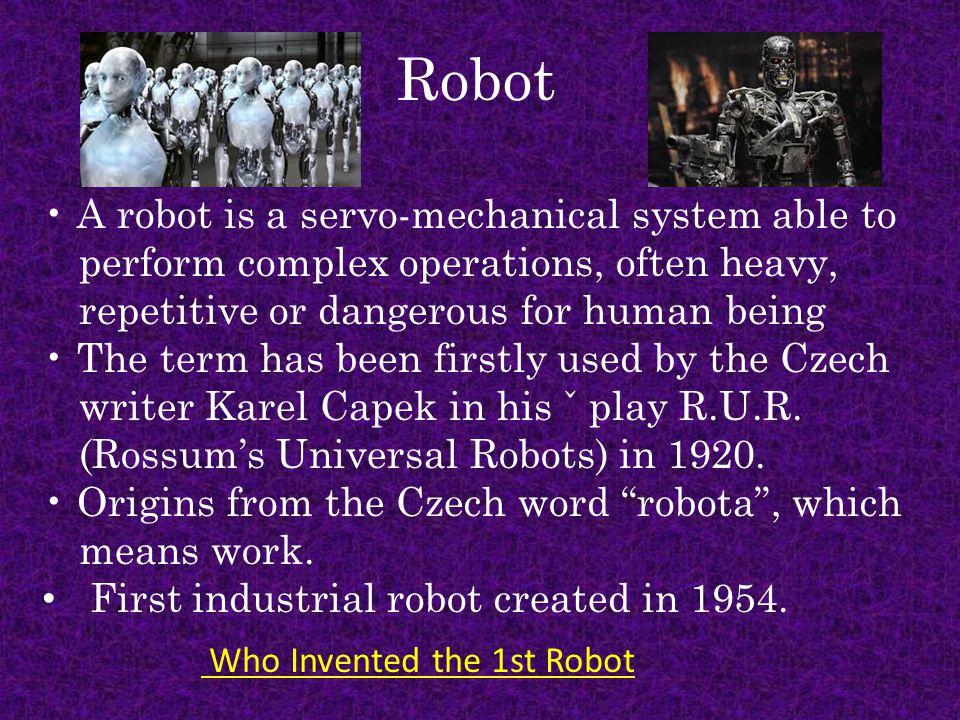 Who Invented the 1st Robot