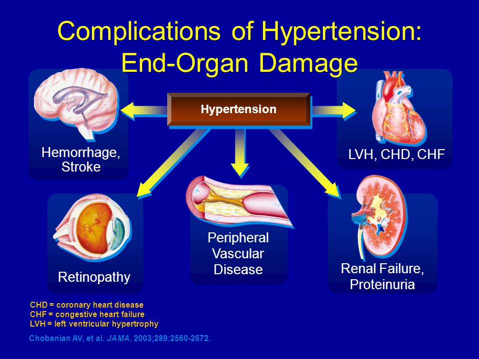 Complications of Hypertension: End-Organ Damage