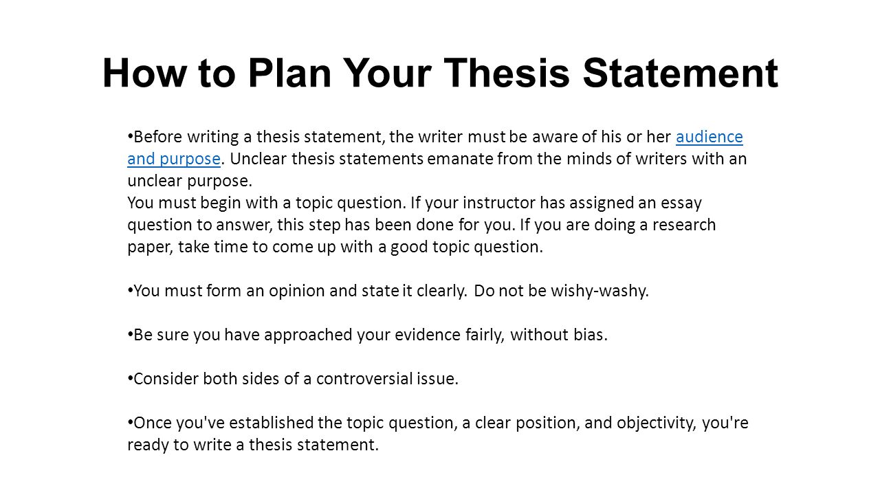 What is a Thesis Statement? - ppt video online download