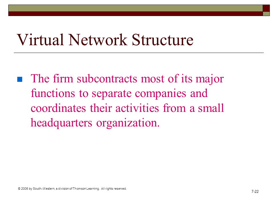 Virtual Network Structure