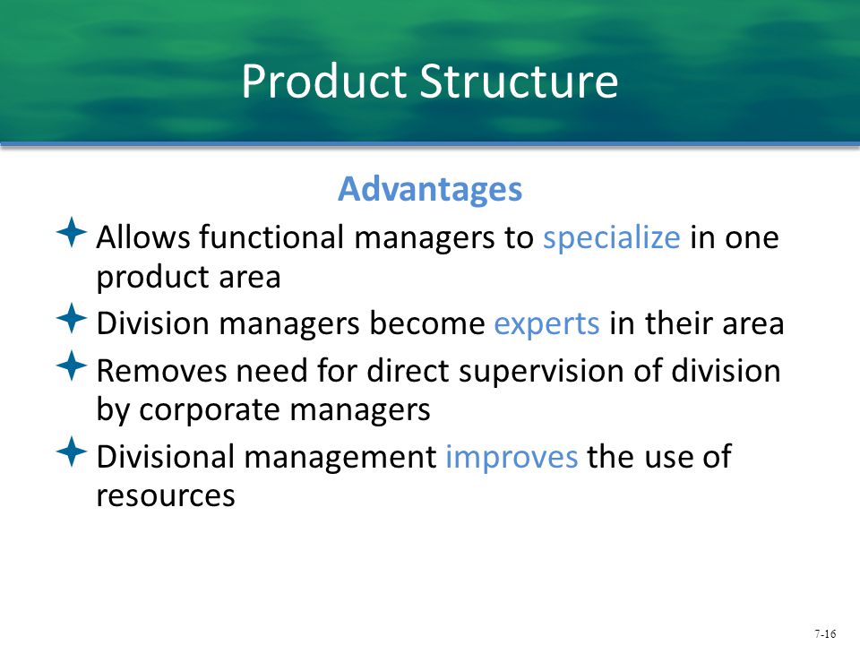 Product Structure Advantages
