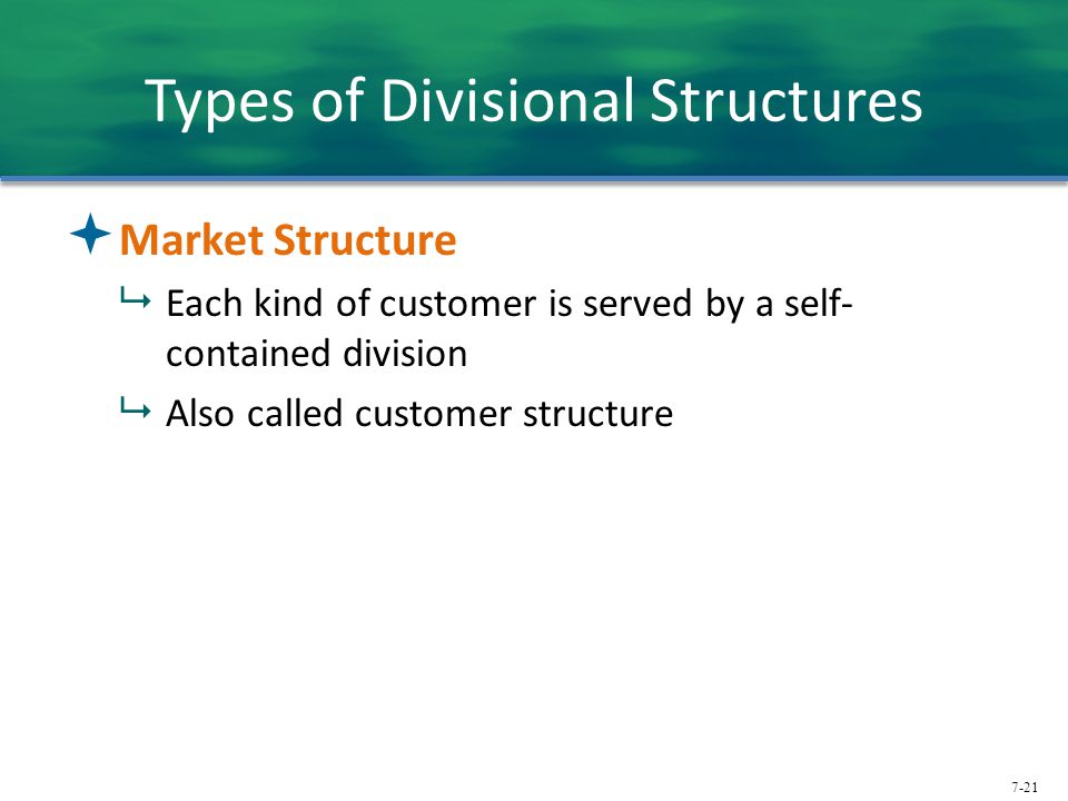 Types of Divisional Structures