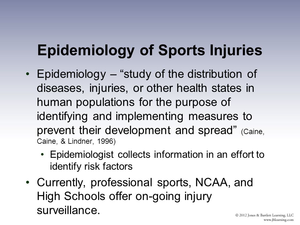 The Concept of Sports Injury - ppt download
