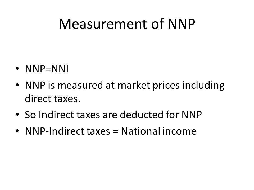 nnp economics