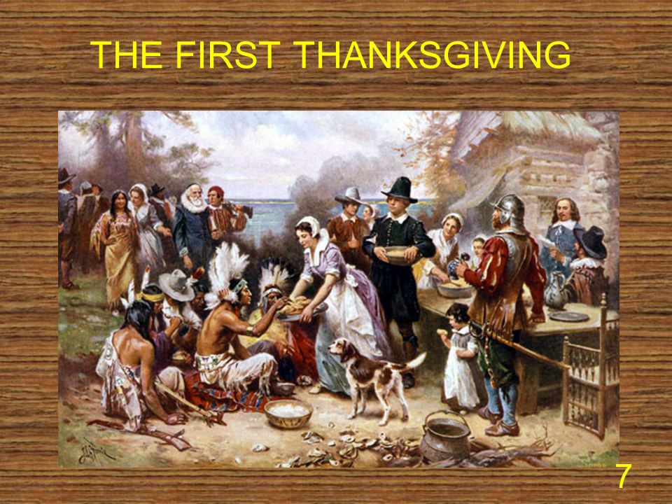 THE FIRST THANKSGIVING