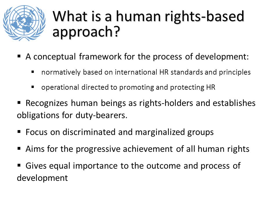 What is a human rights-based approach