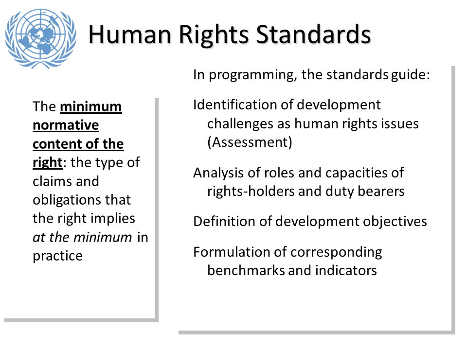 Human Rights Standards
