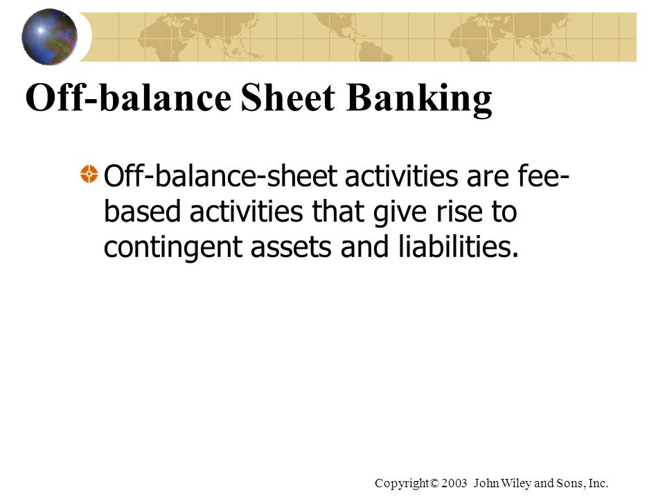 Off-balance Sheet Banking