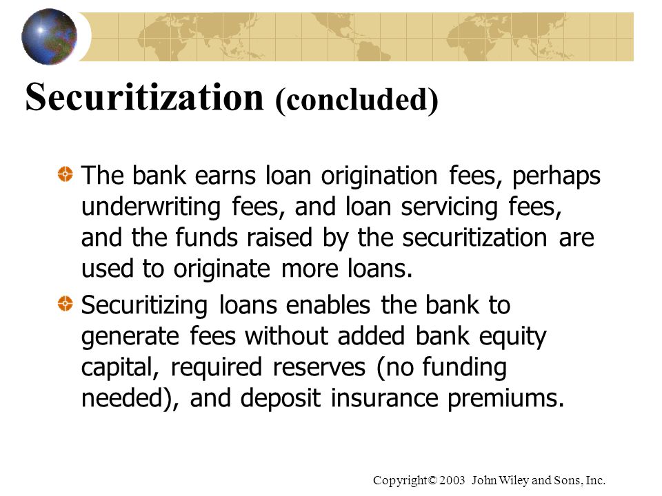Securitization (concluded)