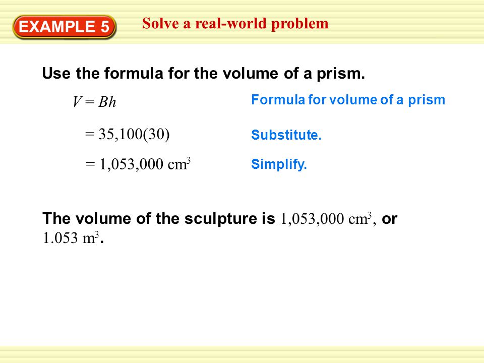Solve a real-world problem EXAMPLE 5