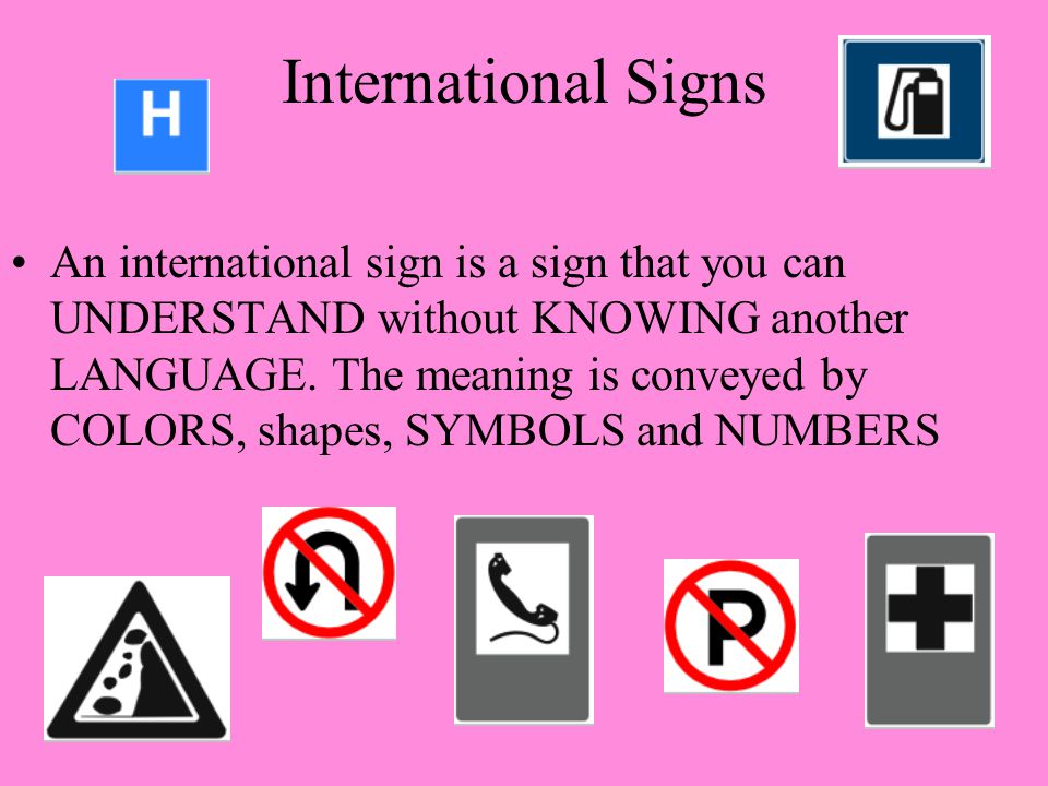 International Signs
