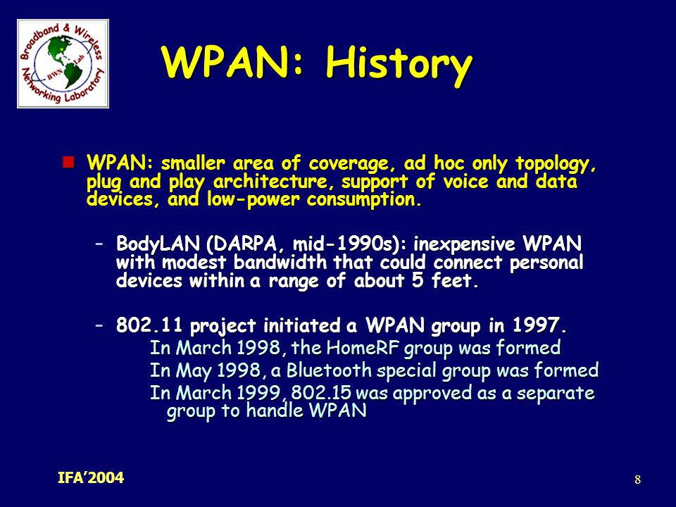 WPAN: History