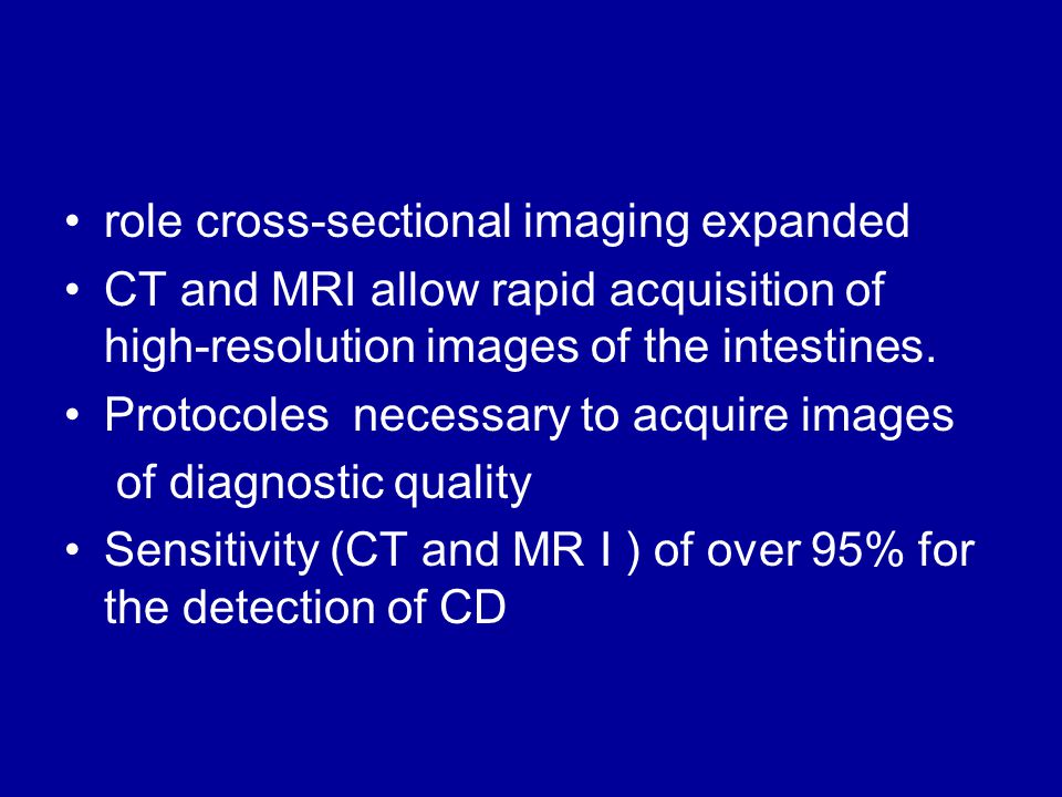 role cross-sectional imaging expanded
