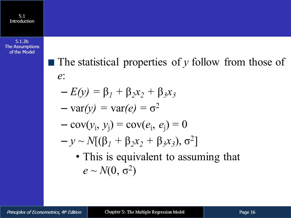 The Multiple Regression Model - ppt download