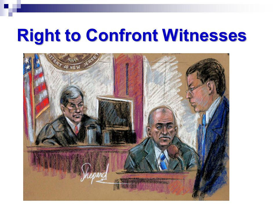 Image result for right to confront