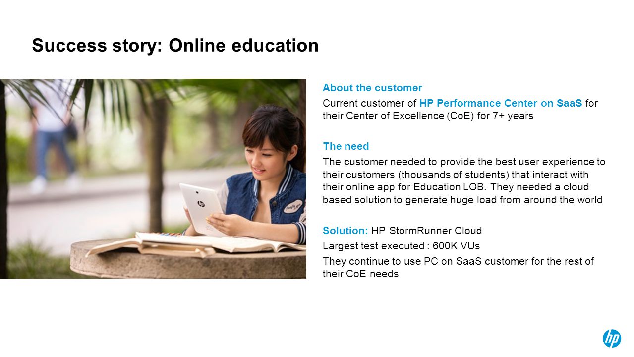 Success story: Online education