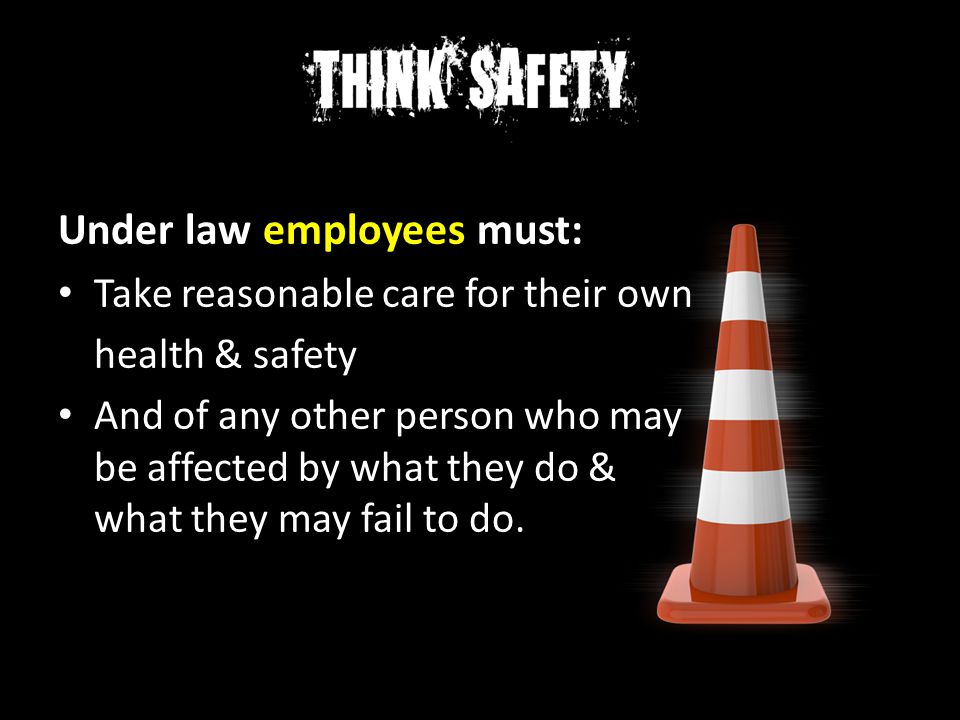 Under law employees must: