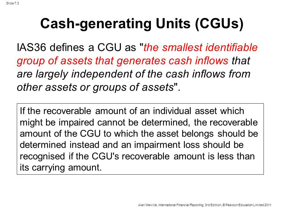 Chapter 7 - IMPAIRMENT OF ASSETS (IAS36) - ppt video online download