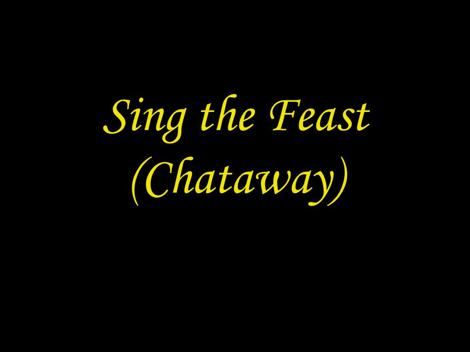 Sing the Feast (Chataway)