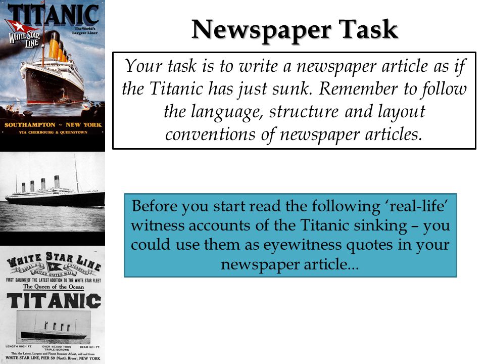 Titanic Learning Objectives Ppt Video Online Download