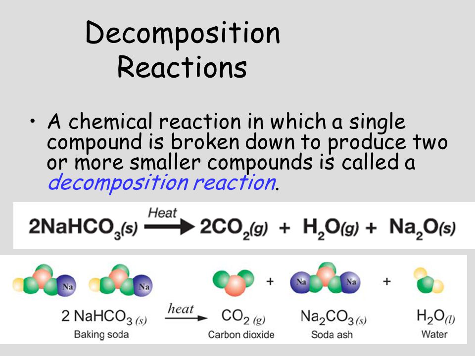 Decomposition Reactions
