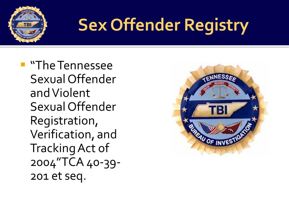 Registered sex offenders in knoxville, tennessee